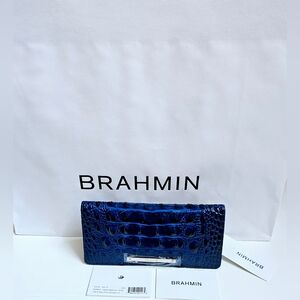 NWT Brahmin SAPPHIRE Ady Wallet #HARD TO FIND#